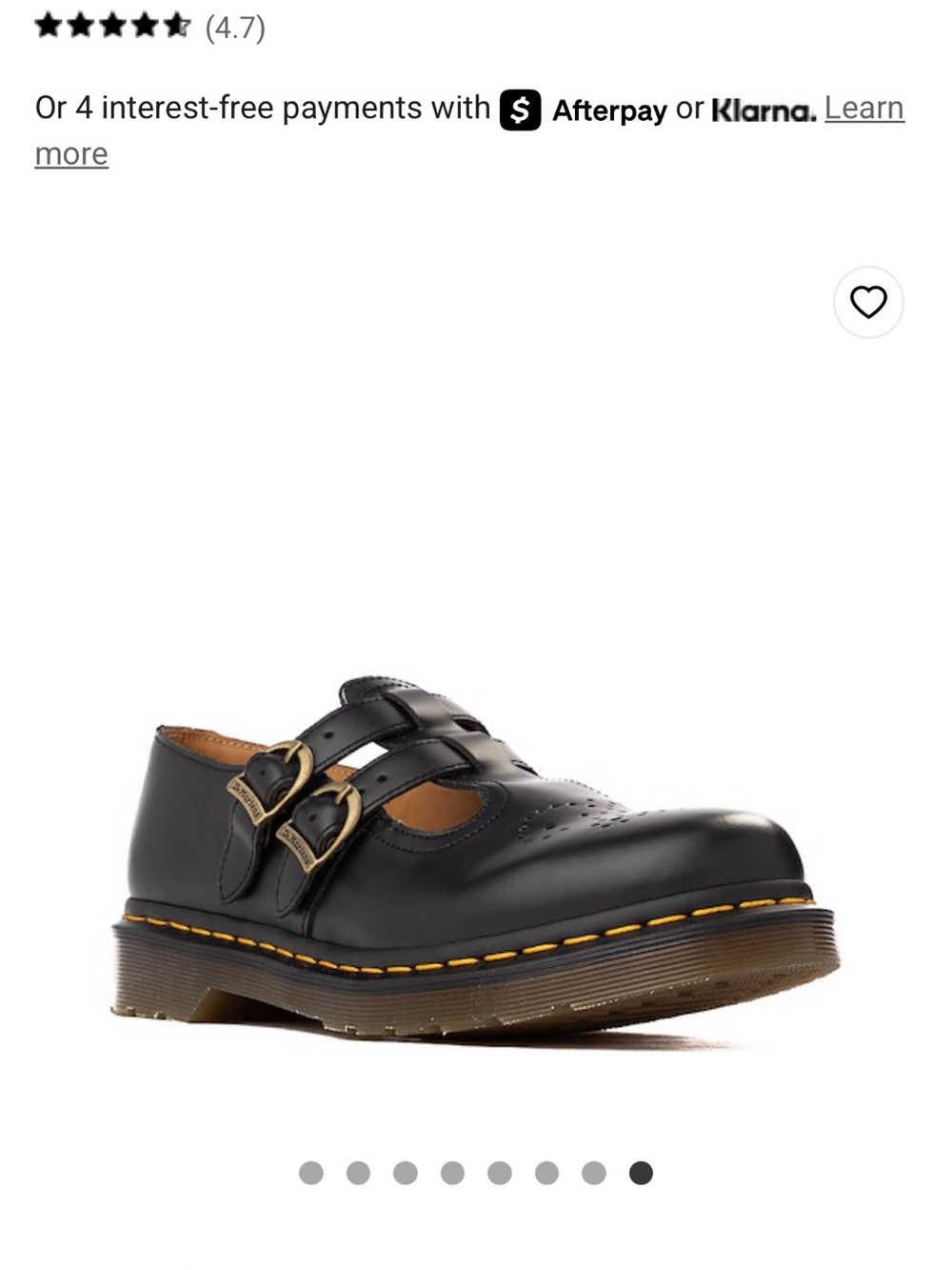 Dr. Martens 8065 Mary Jane Casual Shoe - Black - Picture 2 of 9